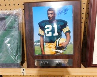 Bob Jeter signed photo w/ Coa