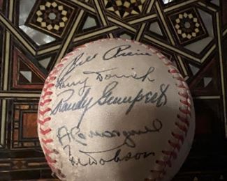 Ball #2 1950's Team Signed White Sox Baseball