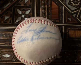 Ball #3 1952 Team Signed White Sox Baseball