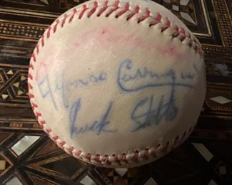 Ball #3 Team Signed 1952 White Sox Baseball