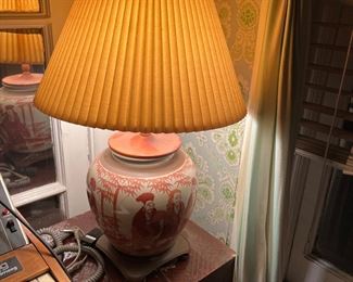 Asian Style Pottery Based Lamp