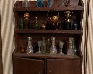 Tiny Bottles & Shelf Unit