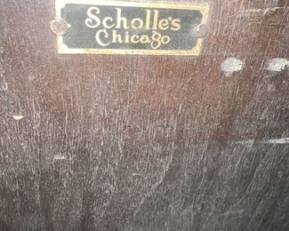 Antique Copper Lined Humidor from Scholle's Of Chiacgo