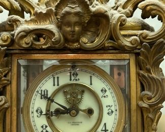 Matel Clock C.D. Peacock