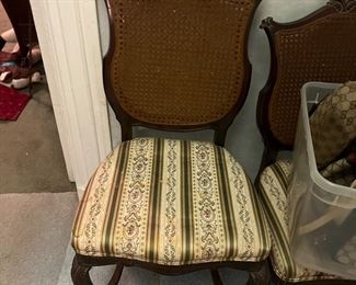 Cane Back Chairs