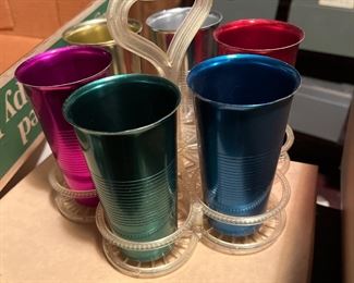 Aluminum Cups & Holder