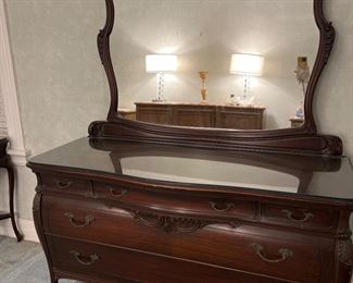 Gorgeous Antique Dresser with Mirror Windsor