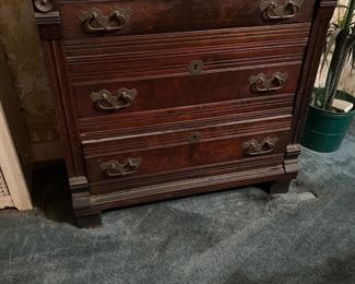 Marble top drawers