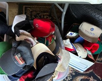 Vintage ball caps 
Over 200 vintage baseball caps 