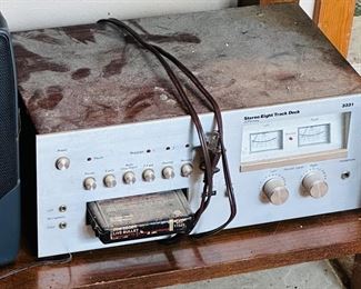Stereo eight track deck by JC Penny