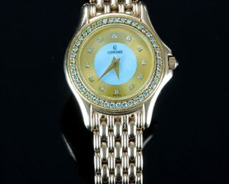 14k Gold Concord Ladies Wrist Watch SWISS 29-83-255	331359