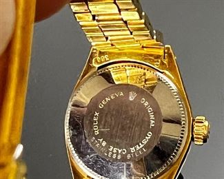 1977 Rolex TUDOR 9241/13 Automatic Princess OysterDate Watch Gold Plated Cal 2871 Ladies Women’s 	118010	 Case: 28mm wide (with crown) x 31mm