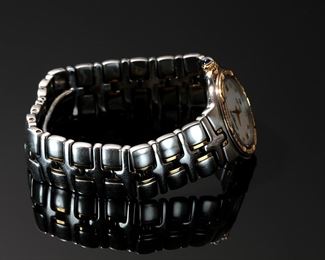 Raymond Weil Parsifal 9990 Ladies Watch Diamond Bezel MOP Dial 2 Tone 18k Gold & Stainless Steel 	331397