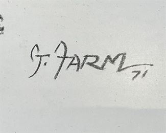 Original Art Gerald Farm After The Roundup Cowboy Charcoal Sketch Drawing Painting Western	777704	Frame: 14.75x18.75in<BR>Image: 11.25x15.25in