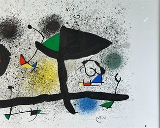 Joan Miró Sculptures Lithograph Miro Maeght Editeur Paris Framed Art Litho	418068	24x32.5in