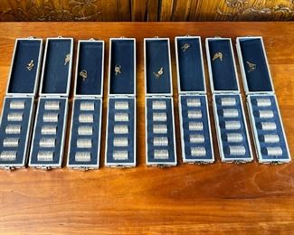 Lot of 8 1999-2008 State Quarters Aluminum Case Sets 400 quarters 	331334