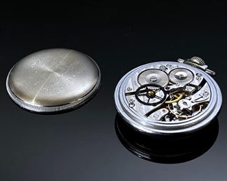 WWII Waltham 1622 Model 1908 Pocket Watch  AN 5740 Military 	118023	57x52x16mm