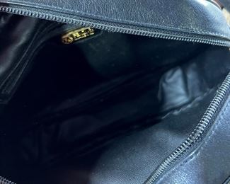 Fendi Roma Italy Bag Rainbow Stitch Purse Authentic Leather Embroidered Crossbody Zip Top	244014	8x10x3in