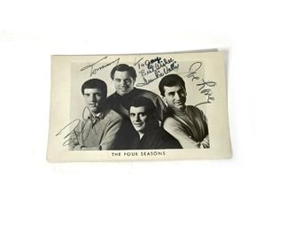 Signed Photograph of Frankie Valli and The Four Seasons	222265	3.5x5.5