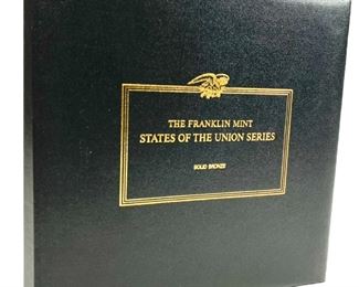 The Franklin Mint States of the Union Series Solid Bronze 1970 Complete Set	222323	10x1x10
