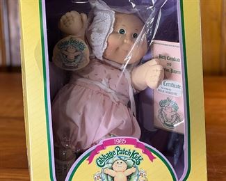 1985 Cabbage Patch Kids Preemie Doll March of Dimes Billie Marlene	244010	Box 15x11.5x9.5in