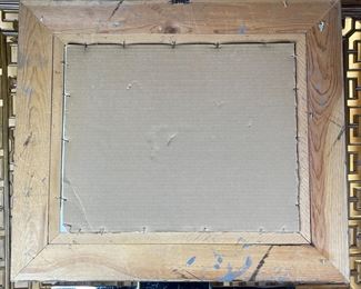 Original Art STROWGER Oil Painting Cranes on Limb	777732	Frame: 24.25x28.25in<BR>Image: 12.5x15.75in