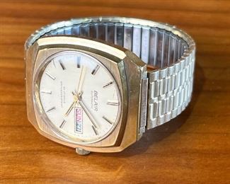 Vintage Belair Automatic Watch	222211	Face of watch is 54mm wide 