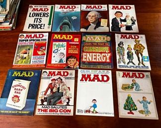 Lot of 55 Mad Magazine from the 1970’s	222240	8x11x8 Size of all magazines stacked