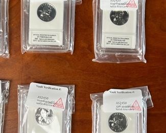 Lot of 15 2011 Sacagawea Native American Dollar .999 Fine Silver Enriched Coins Proof	331306	