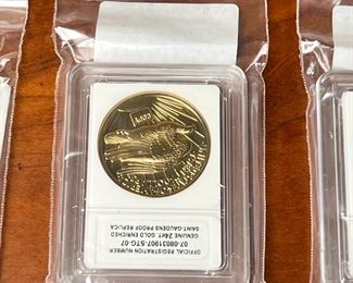 3pc Saint-Gaudens Proof Double Eagle 24kt gold enriched  Replica 1933 Copy	331305