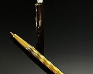 Montblanc NOBLESSE Gold Platted Rollerball Pen Ball Point Pen 	118019	138mm long x 9mm 