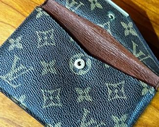 Louis Vuitton Envelope Wallet Pouch LV Monogram Canvas	333343	3.75x5.5in