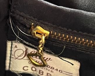 Vintage Shaw Handbag Genuine Cobra Snake Skin Clutch Purse	244016	8x7.5x2.5in