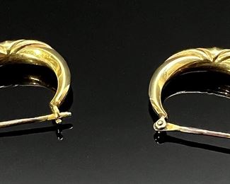 14k Gold Hoop Earrings FB	244042	17x16mm