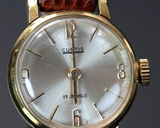 Vintage Curtis 17 Jewel Wind Watch Ladies Swiss Made	331399