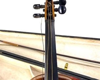 Vintage Violin & Bow w/ Antique G.S.B. Wooden Violin Case	333443	3.5x31.25x9.5in