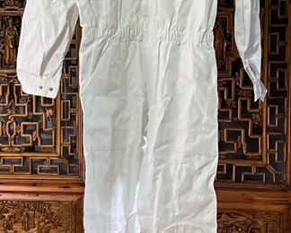 Mercedes Benz White Racing Suit	222214	Size 44-46