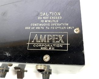 Ampex Model 111 Tape Degausser 	222318	4x12x14