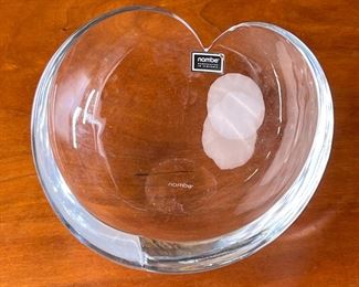 Nambe Heart Crystal Candy/Trinket Bowl 4in	418045	3x6x6