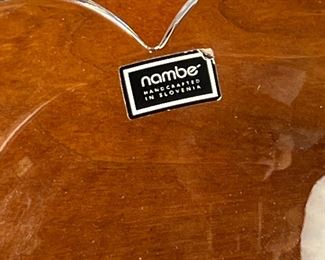 Nambe Heart Crystal Candy/Trinket Bowl 4in	418045	3x6x6