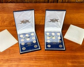 Lot of 2 2006 10 State Quarter Collection D&P Mint United States Commemorative Gallery	331352