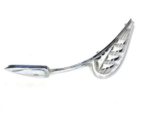 Set of 2 1950’s Plymouth Chrome Hood Ornaments 	222261	4x1.5x16 and 5x2x14