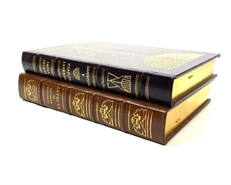 Lot of 2 The Library of the Presidents Easton Press Leather Bound Books	222308	3x7x10
