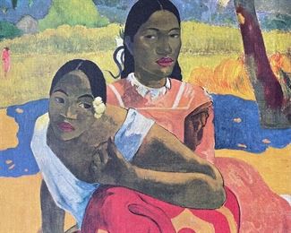 Paul Gauguin When Will You Marry? Nafea Faa Ipoipo Canvas Print Wall Art Picture	777707	24x18in