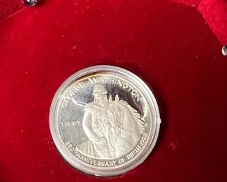 1982 George Washington 250th Anniversary Commemorative Half Dollar Proof 90% Silver in Case	331330