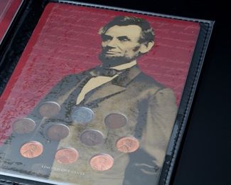 Lot of 2 Lincoln One Cent Anniversary Collection & WWII American Cents Collection Commemorative Gallery Set	331354