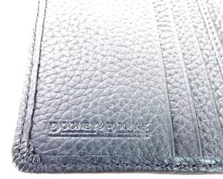 Dooney & Bourke Black Leather Wallet	418021	3.75x4.5x1