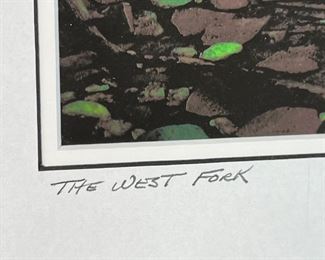 Frank W Houck The West Fork Artist Signed Phot Print Framed Landscape of Sedona Hiking Trail 	418054	22.5x18.5x1