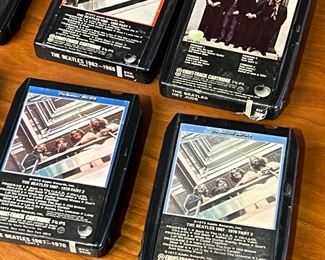 Lot of 10 The Beatles 8-Track Tapes Eight Track Cartridge	333382	5.25x4x7.5in