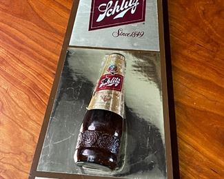 Vintage Schlitz Beer Sign 	222207	18x9x1